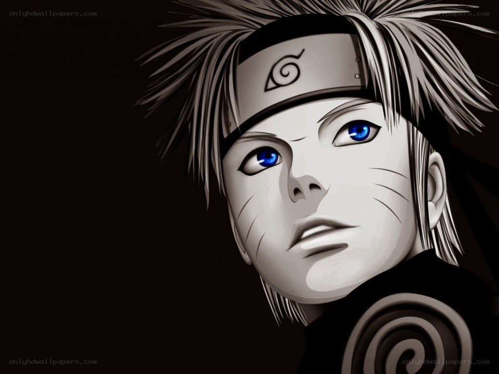 Naruto with blue eyes