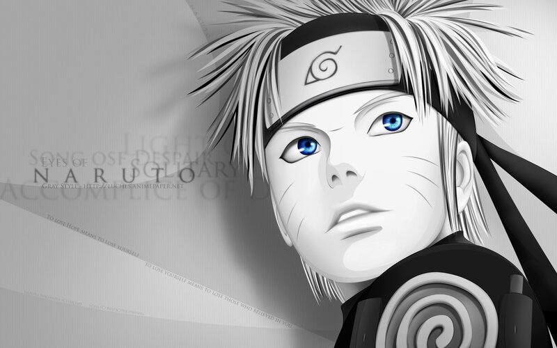 Naruto with blue eyes