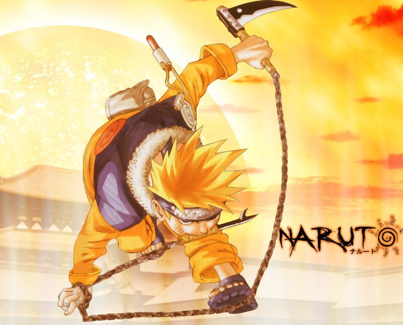 Naruto with chain weapon