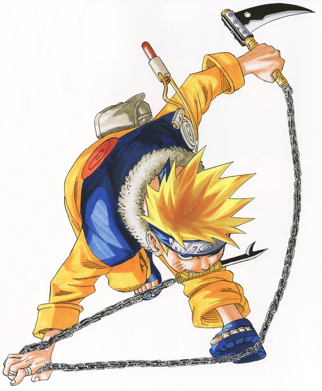 Naruto with Chain Weapon — Yellow