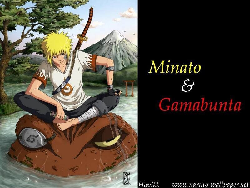 Naruto with Gamabunta