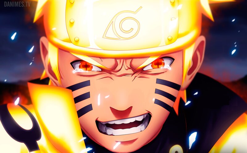 Naruto with Glowing Eyes
