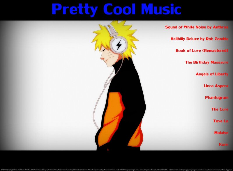 Naruto with Headphones — Yellow, Calm