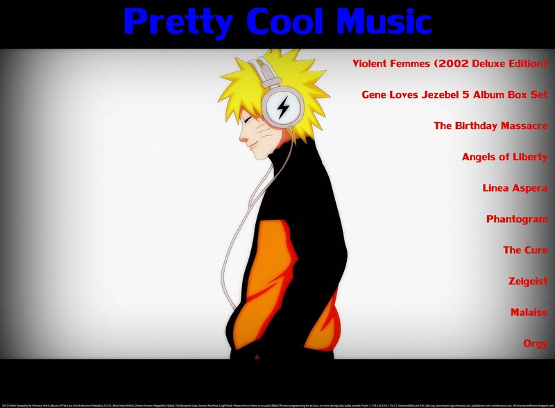 Naruto with Headphones — Yellow