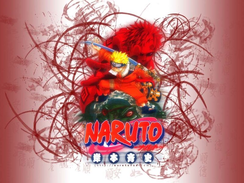 Naruto with Kurama — Red, Dramatic