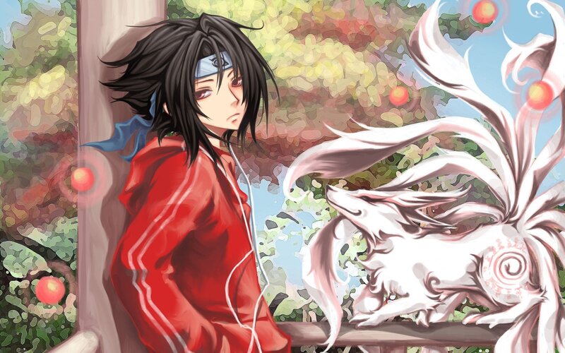 Naruto with Kurama
