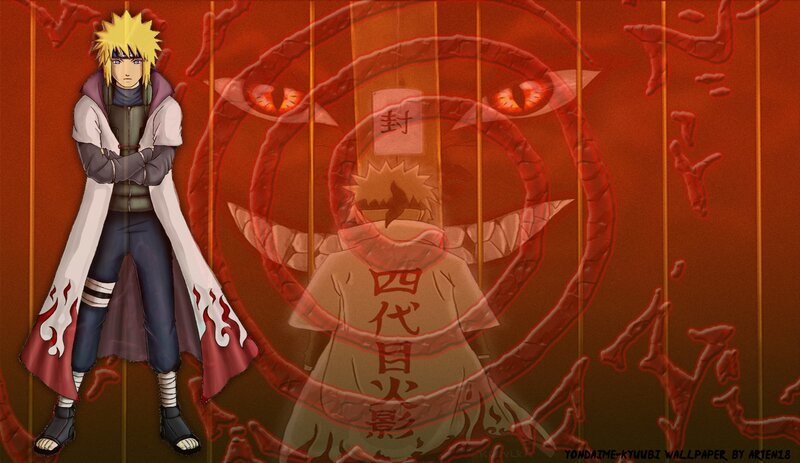 Naruto with Kyuubi seal