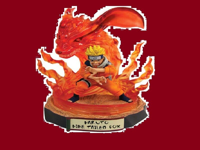 Naruto with Nine-tailed Fox — Red