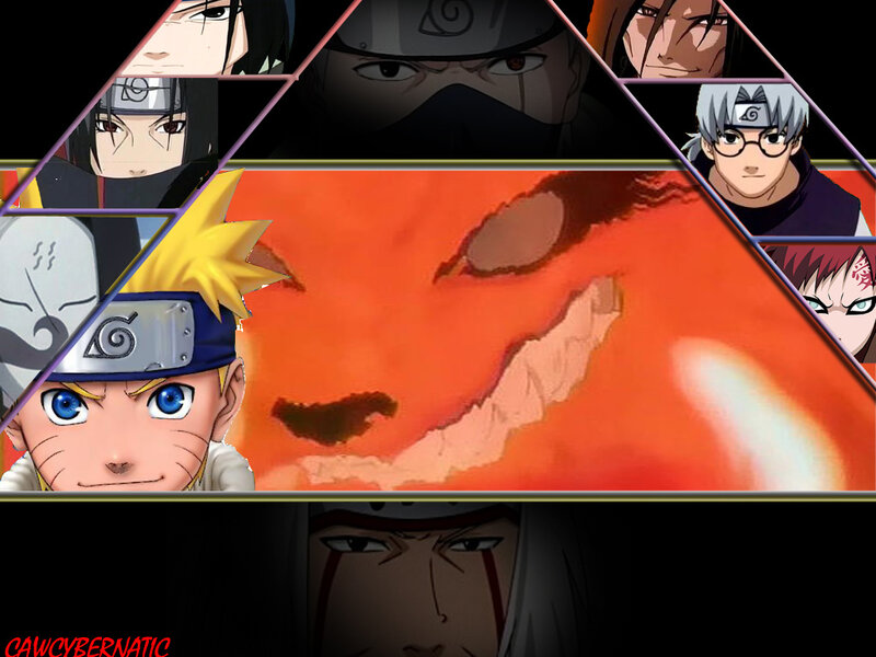 Naruto with Nine-Tails — Orange, Dramatic, Anime, Characters