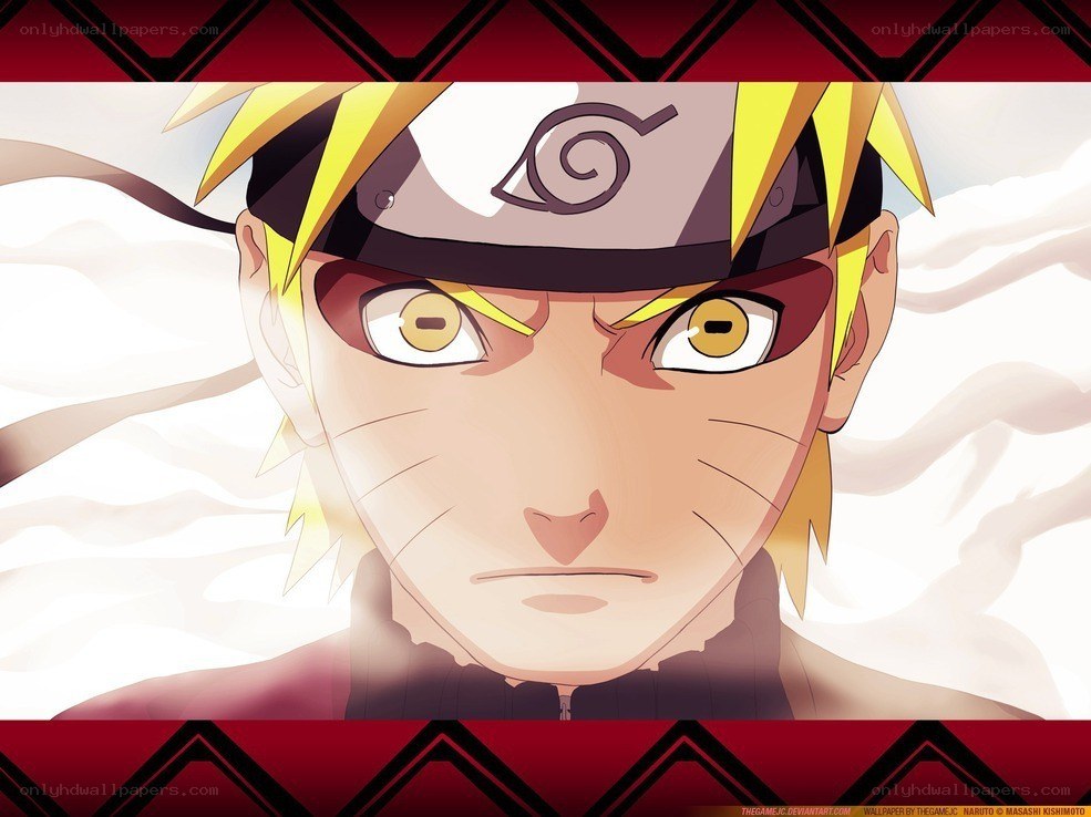 Naruto with Rasengan eyes