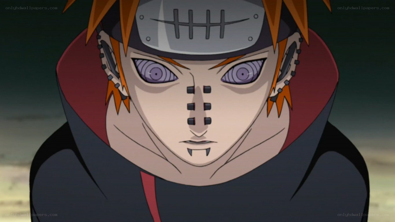 Naruto with Rinnegan eyes