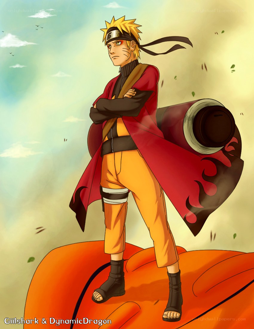 Naruto with scroll