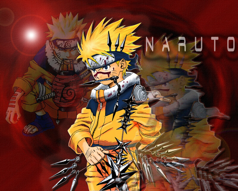 Naruto with shuriken