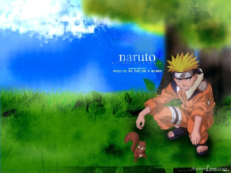Naruto with squirrel