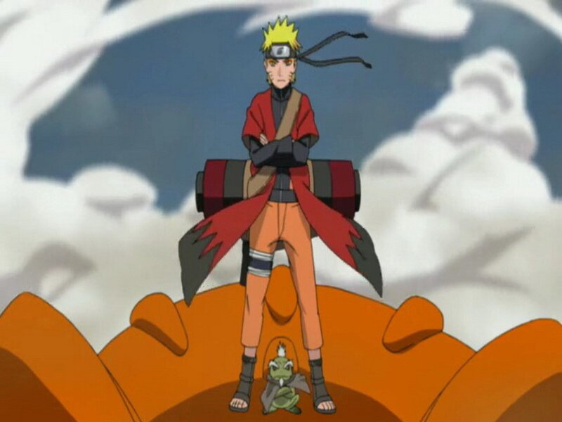 Naruto with toad summon