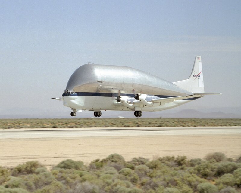 NASA aircraft taking off