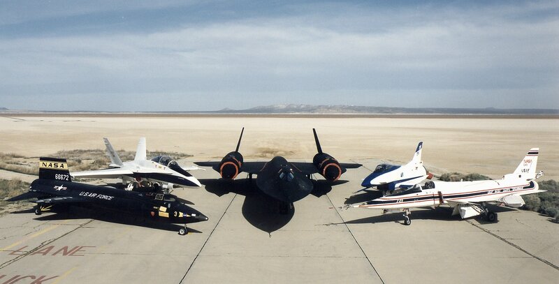 NASA and USAF aircraft lineup