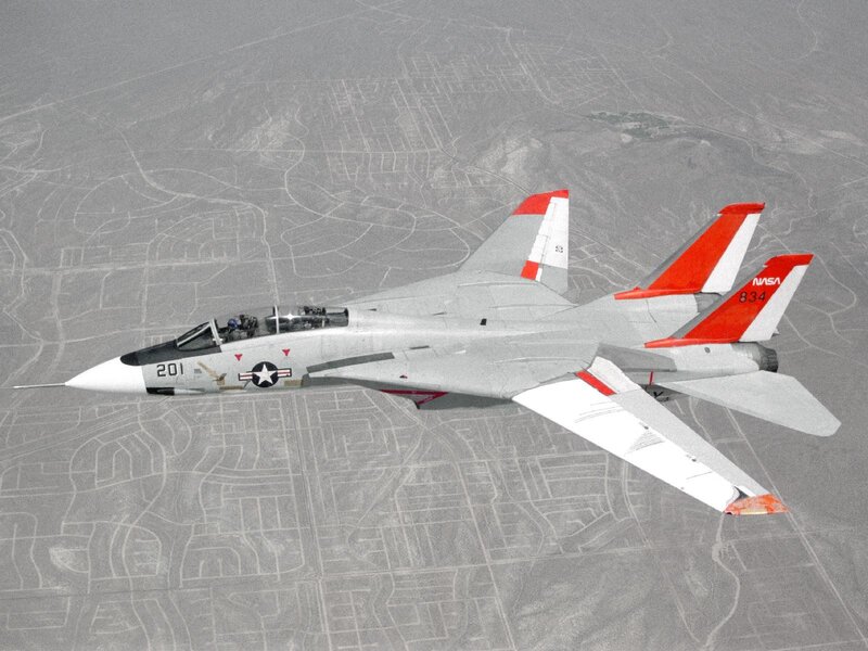 NASA F-14 Tomcat in flight