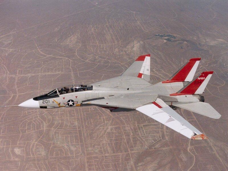 NASA F-15 in flight