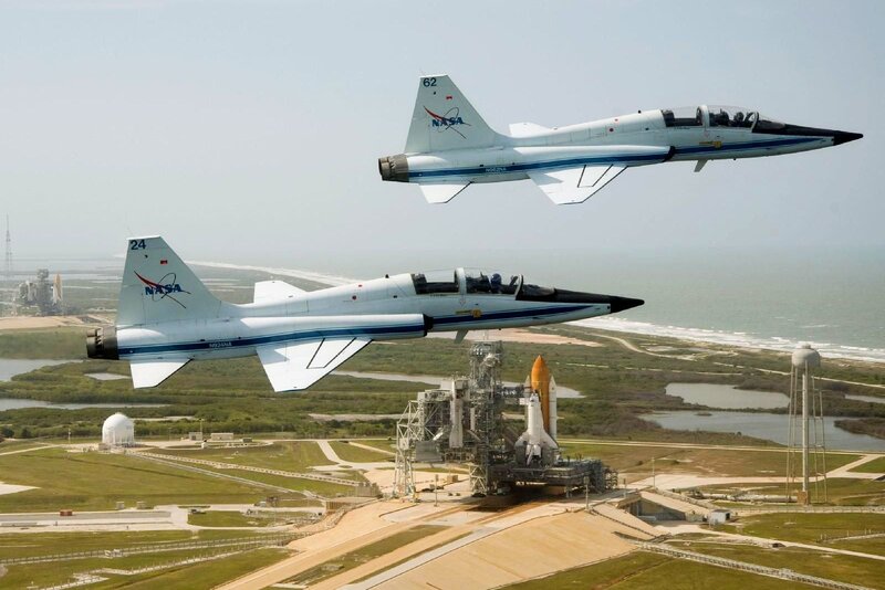 NASA Jets over Shuttle