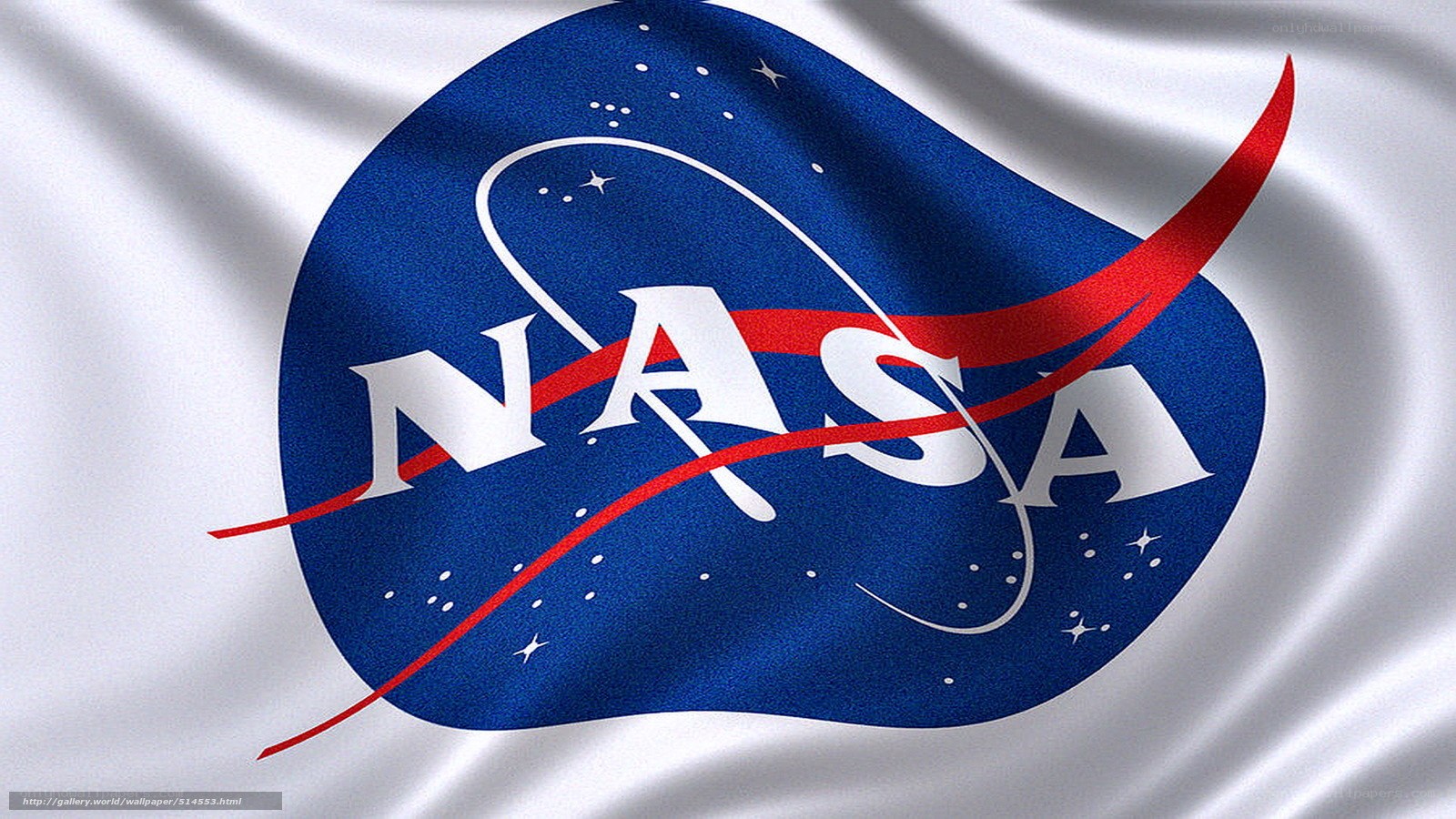NASA logo on fabric