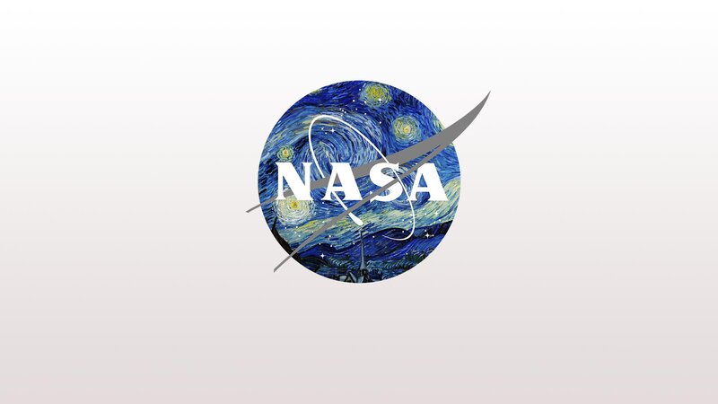 NASA Logo with Painting