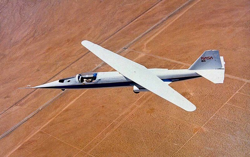NASA research glider in flight
