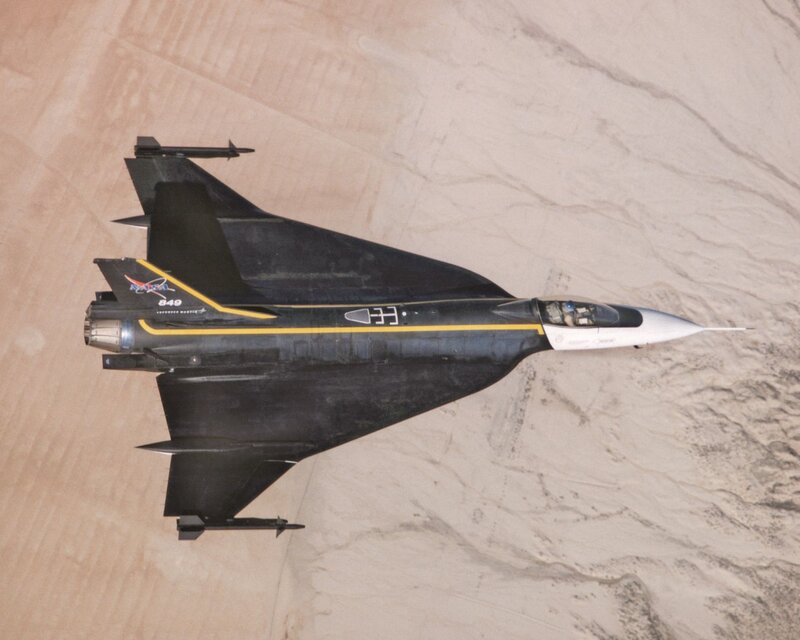 NASA research jet in flight