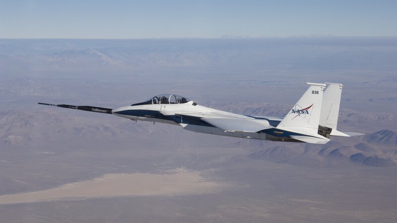 NASA Research Jet — White, Serene