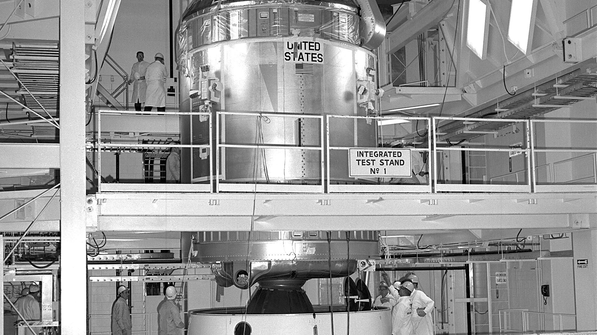 NASA rocket testing facility