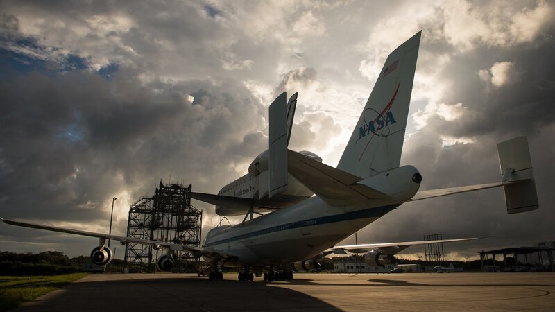 NASA Shuttle Carrier Aircraft — Gray