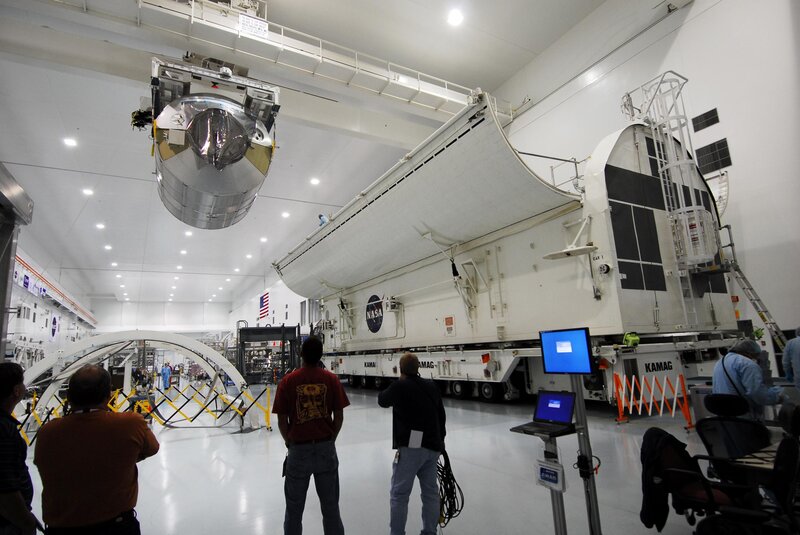 NASA spacecraft assembly