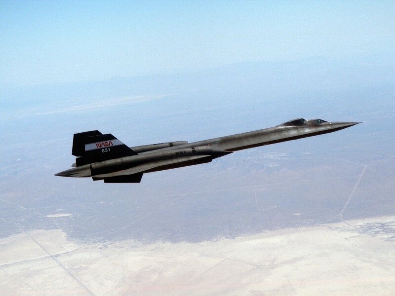 NASA X-15 aircraft in flight