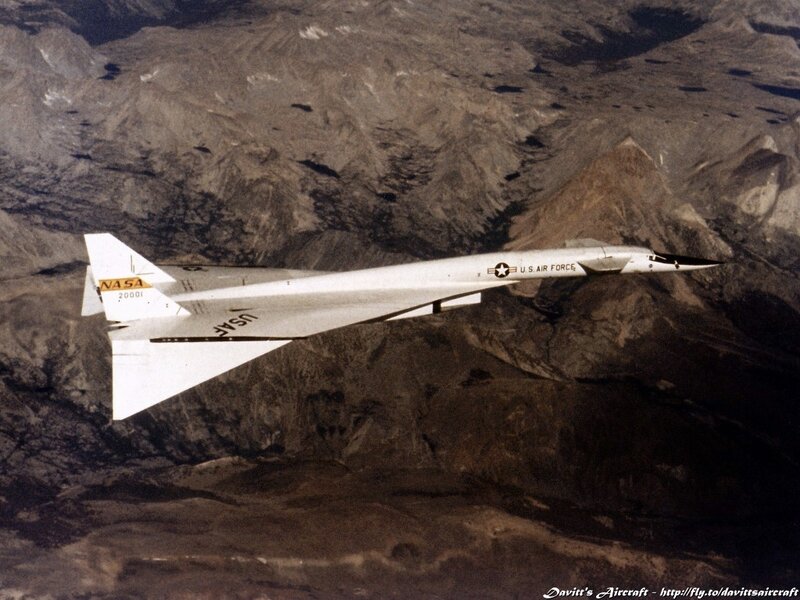 NASA X-15 aircraft in flight