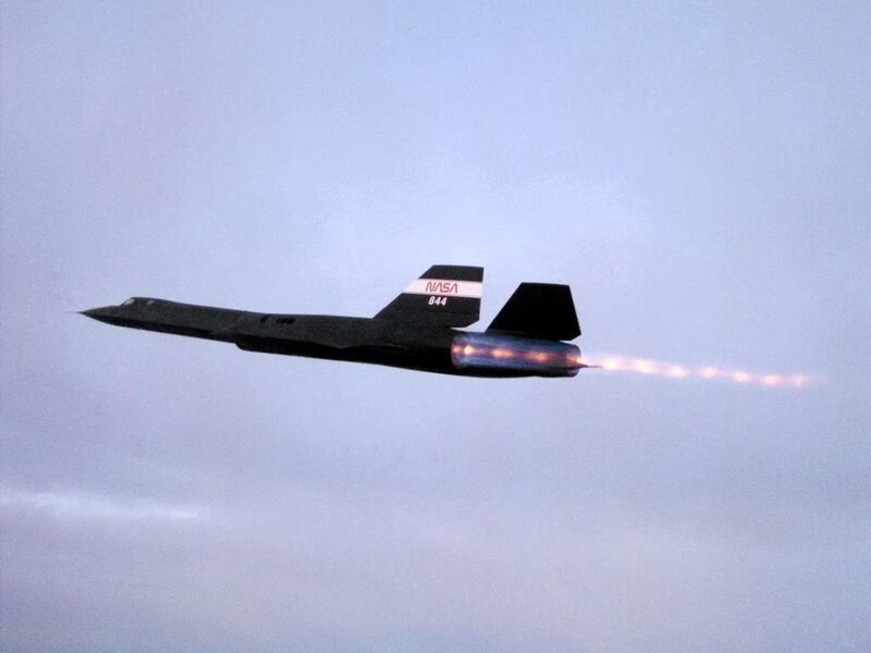 NASA X-15 rocket plane in flight