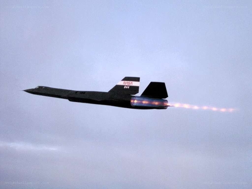 NASA X-15 rocket plane in flight