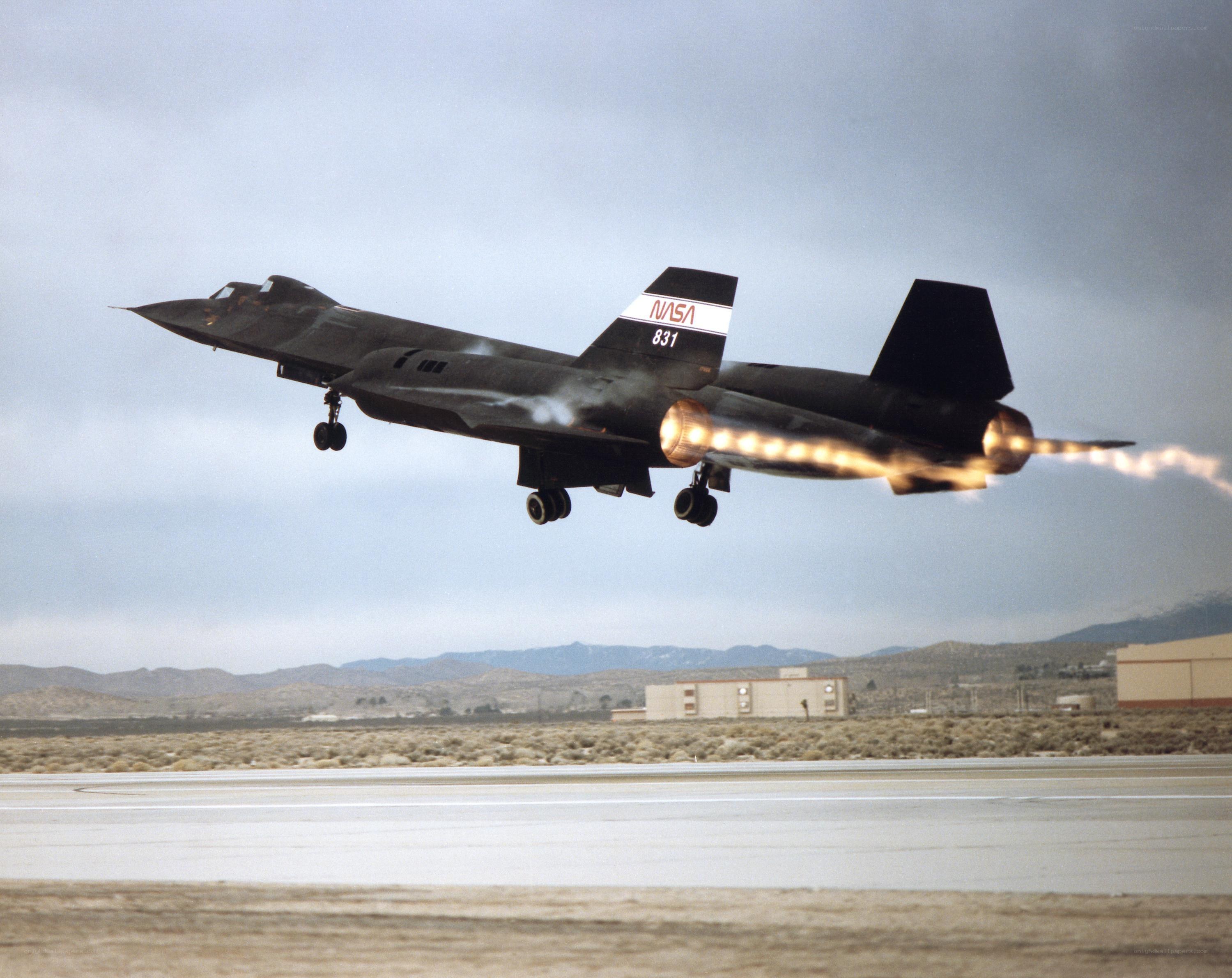 NASA X-15 rocket plane taking off