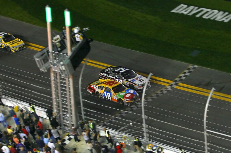 NASCAR Cars on Track — Black, Competitive