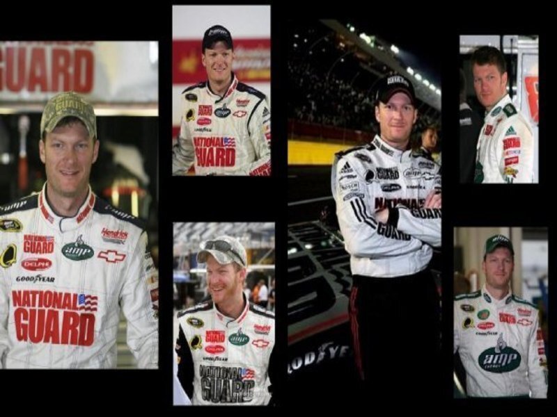NASCAR driver collage