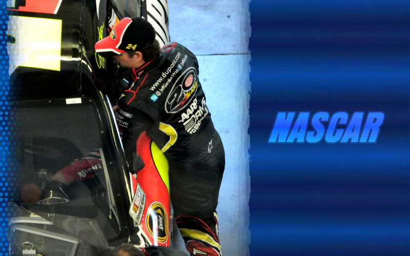NASCAR Driver in Uniform — Black
