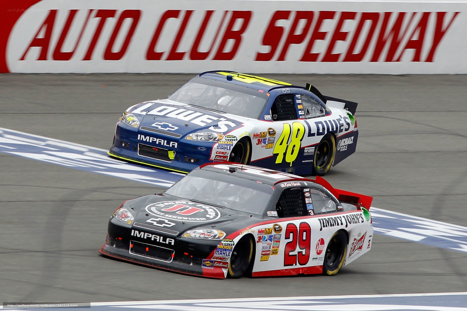 NASCAR race at Auto Club Speedway