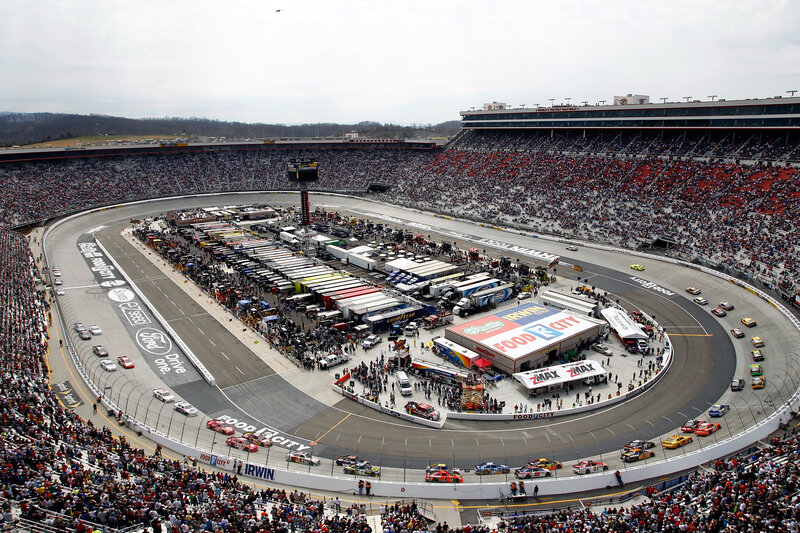 NASCAR race at Bristol Motor Speedway
