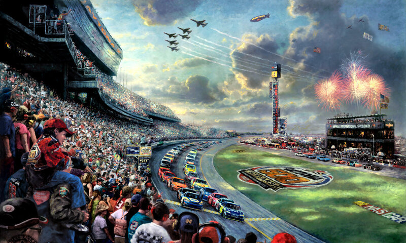 NASCAR Race at Daytona — Blue