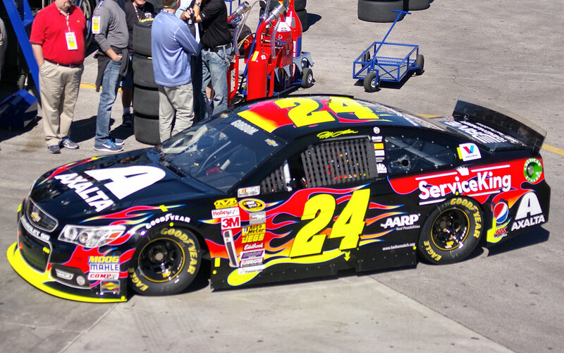 NASCAR Race Car — Black, Active