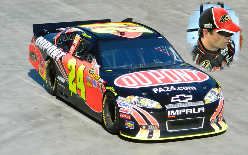 NASCAR Race Car — Black, Dynamic