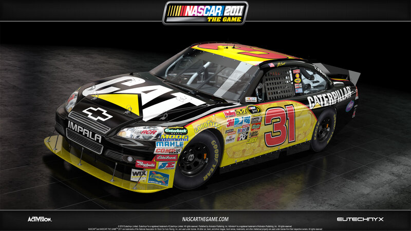 NASCAR Race Car — Black