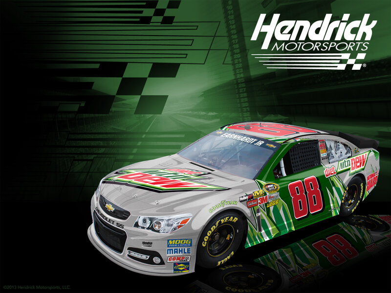 NASCAR Race Car — Green, Dynamic