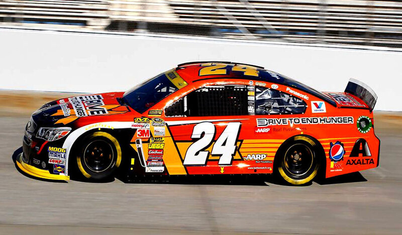 NASCAR Race Car — Orange
