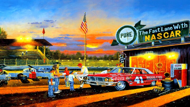 NASCAR Race Car Pit