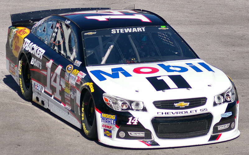 NASCAR Race Car — White, Dynamic